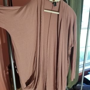 SOLD - F21 Blush Colored Cardigan - sz M